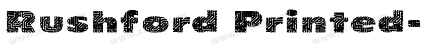Rushford Printed字体转换